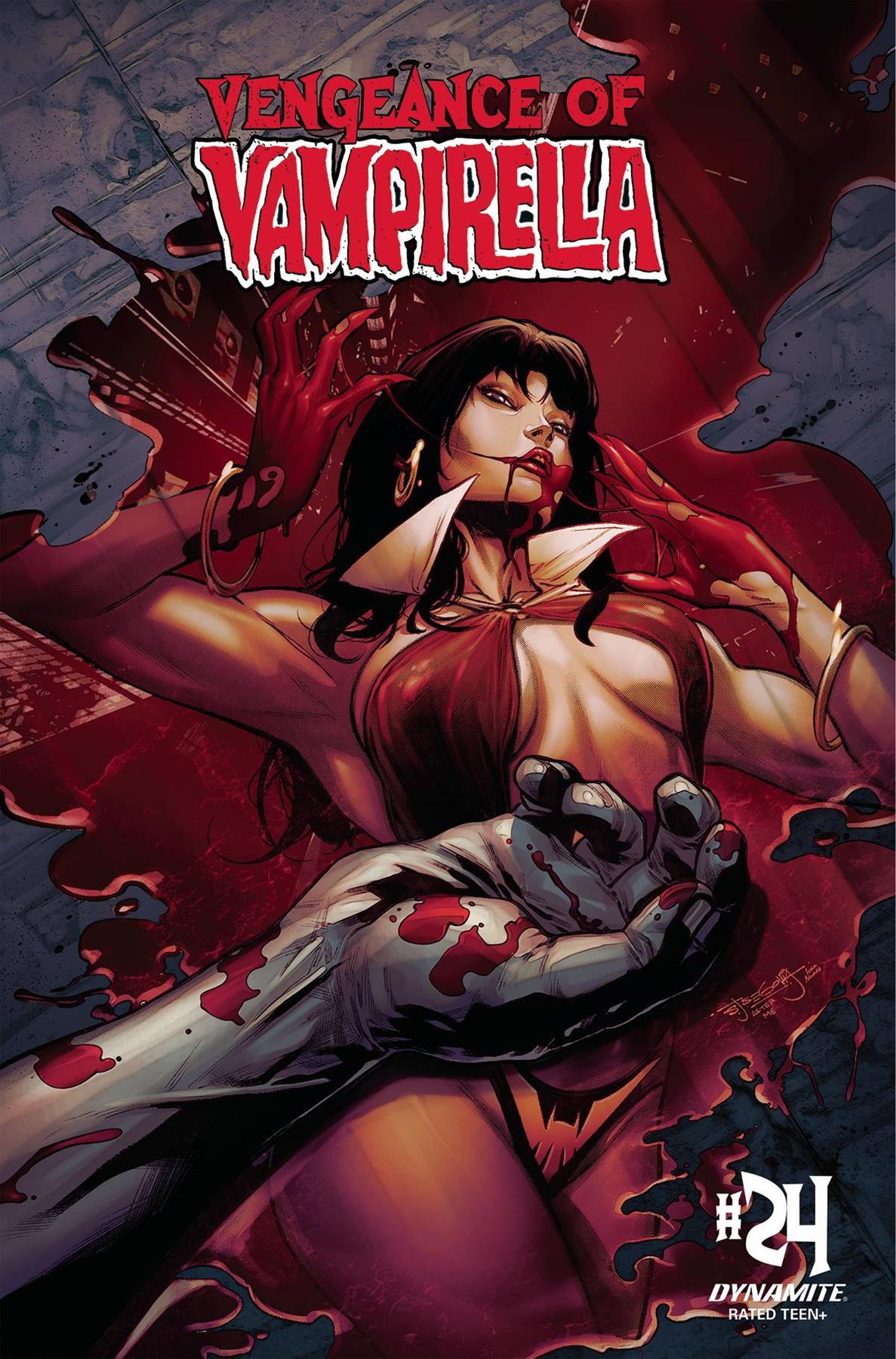 Vengeance Of Vampirella #24 Cvr C Segovia Dynamite Comic Book