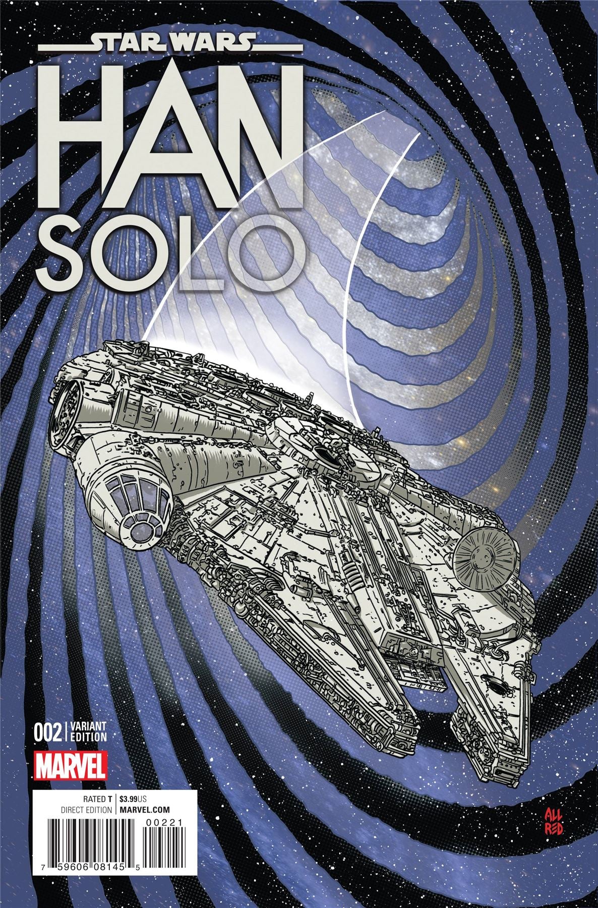Star Wars Han Solo #2 (Millenium Falcon Var) Marvel Comics Comic Book