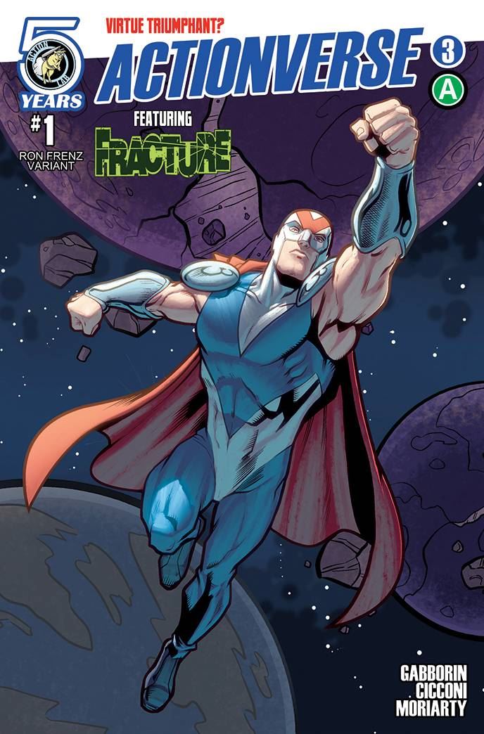 Actionverse #3 Feat Fracture Cvr B Frenz (Feat Fracture Cvr B Frenz) Action Lab Entertainment Comic Book