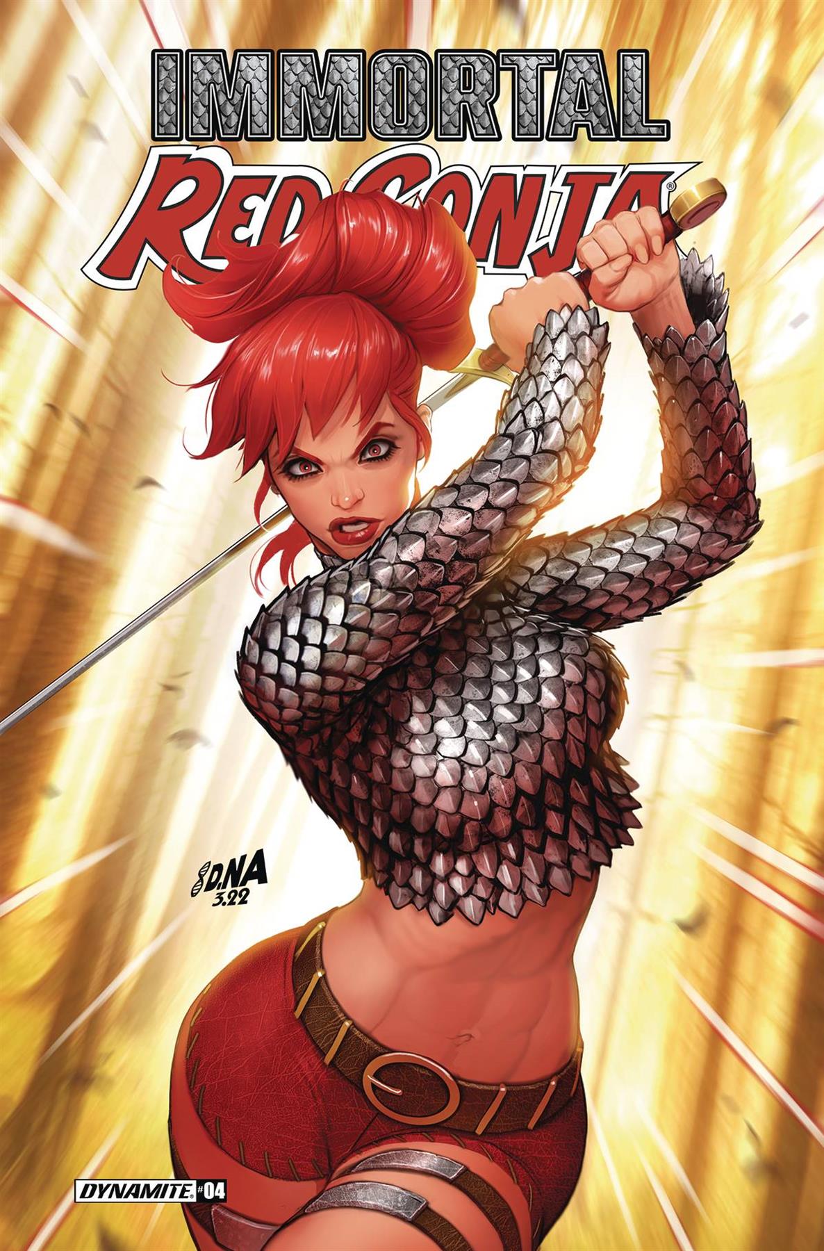 Immortal Red Sonja #4 Cvr A Nakayama Dynamite Comic Book