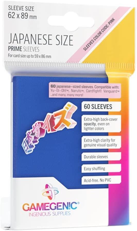 PRIME Japanese Sized Sleeves - Blue TCG Gamegenic