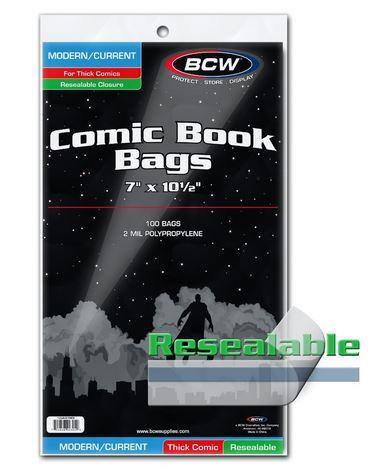 BCW Current Thick Resealable Comic Bag