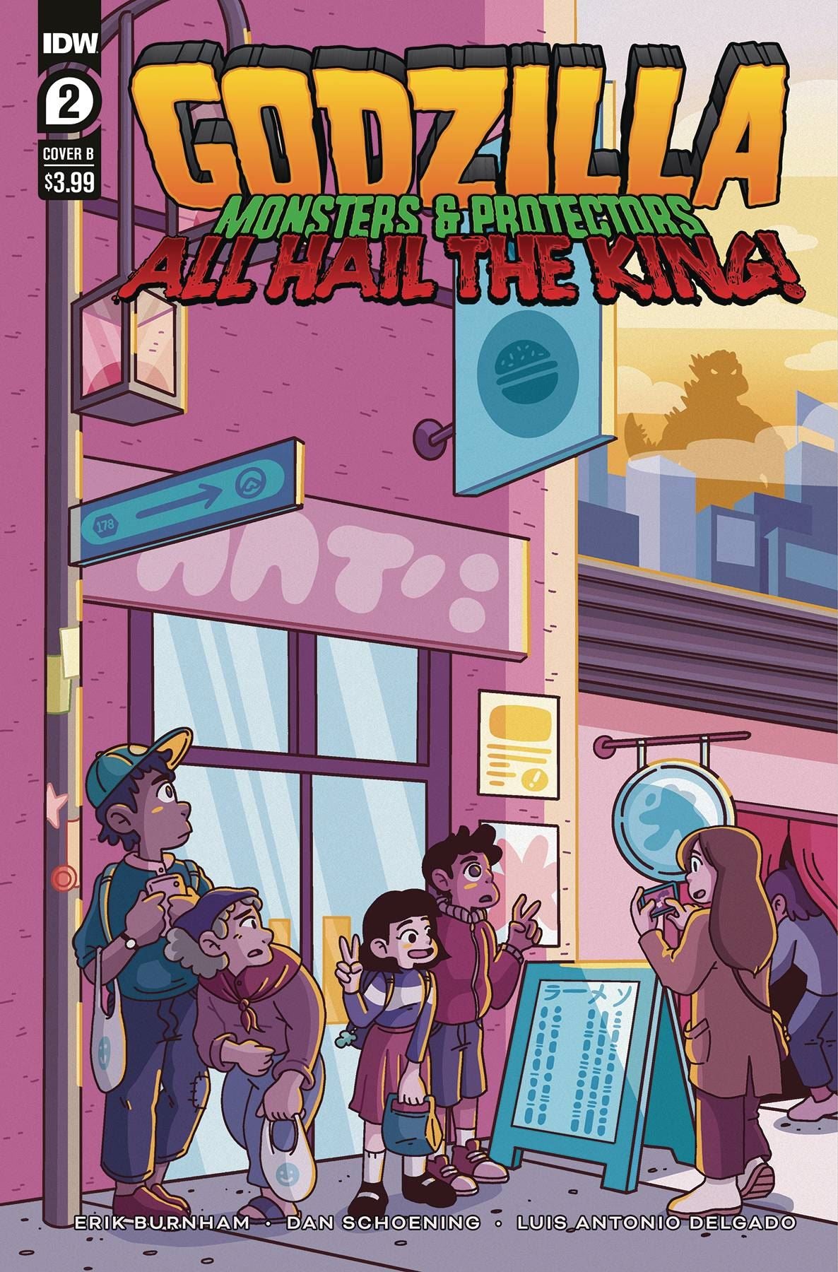 Godzilla Monsters & Protectors All Hail King #2 Cvr B Bell Idw Publishing Comic Book