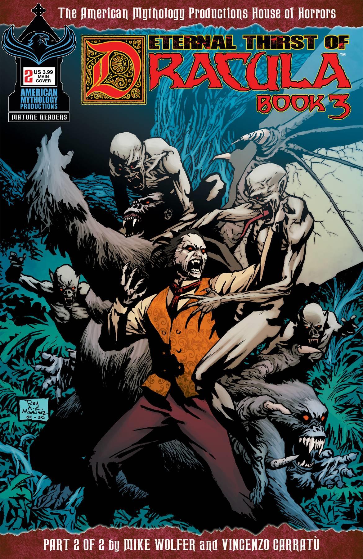 Eternal Thirst Of Dracula 3 #2 Cvr A Main Carratu (Cvr A Main Carratu) American Mythology Productions Comic Book 2020