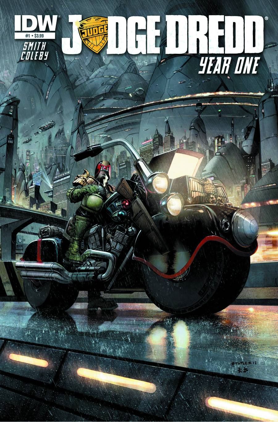 JUDGE DREDD YEAR ONE #1 SUBSCRIPTION VAR IDW Comics Comic Book