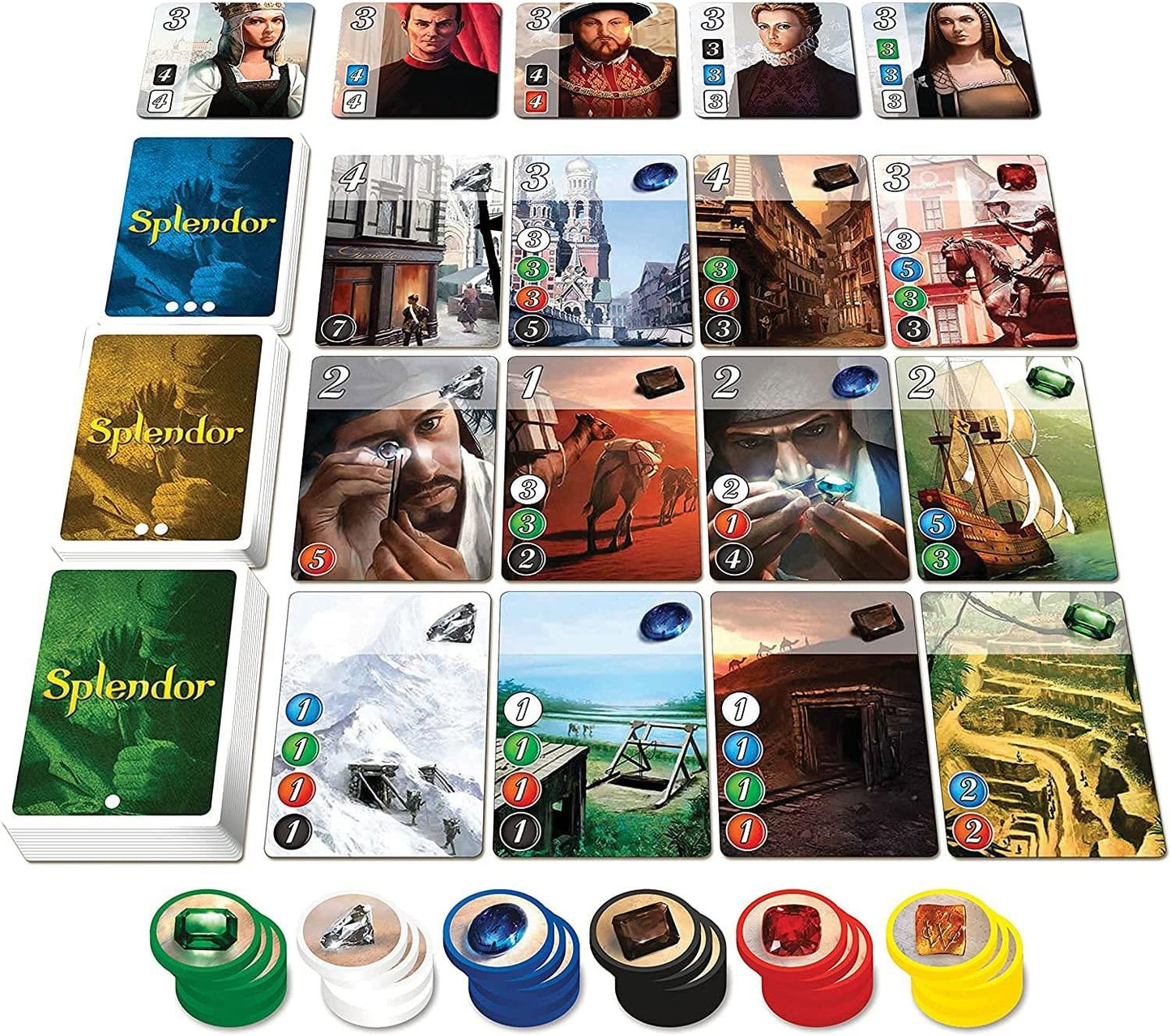 Splendor Board Game by Space Cowboys