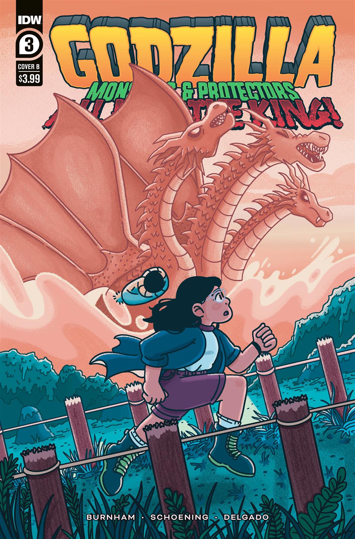 Godzilla Monsters & Protectors All Hail King #3 Cvr B Bell Idw Publishing Comic Book