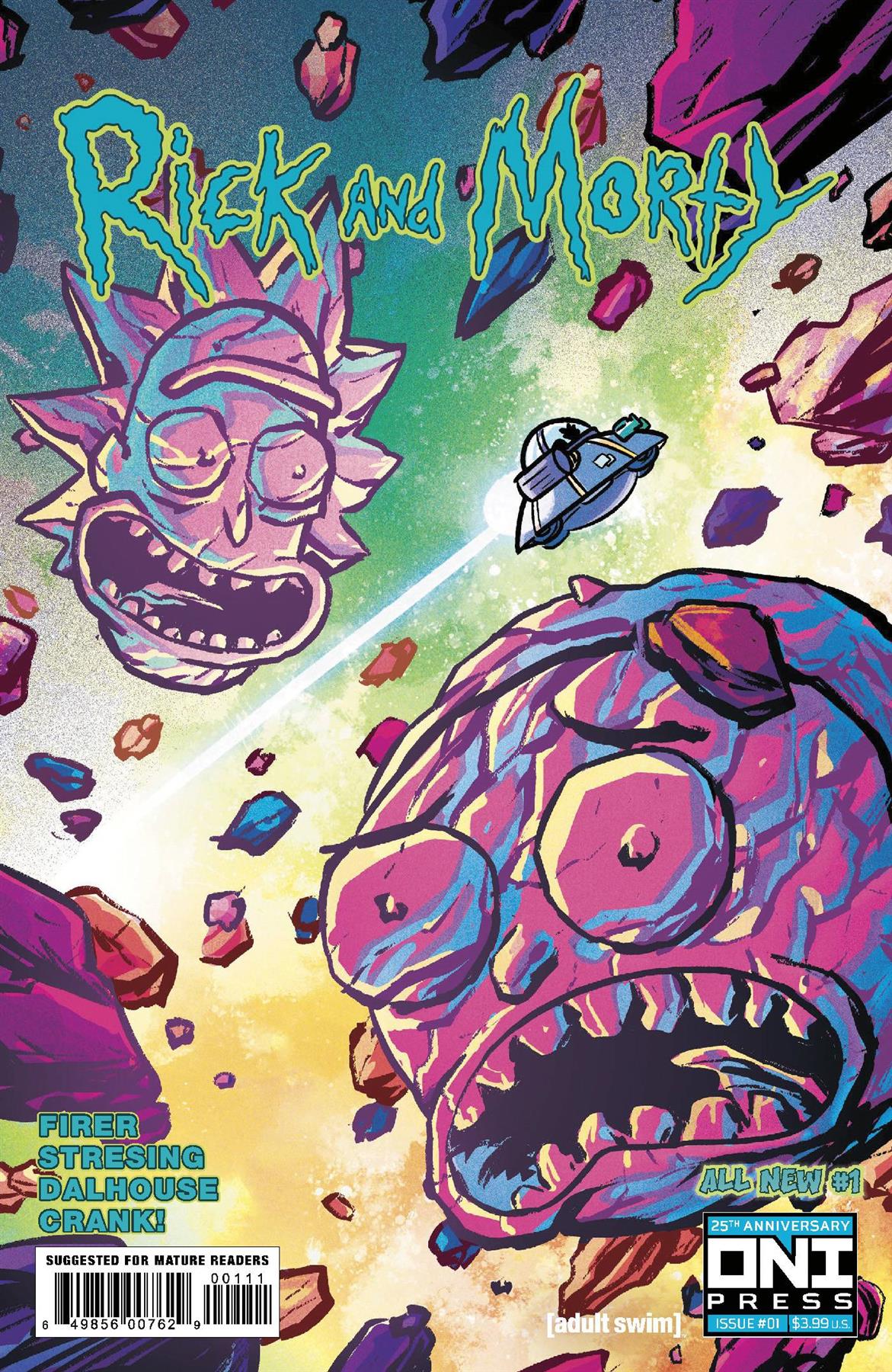 Rick And Morty #1 Cvr A Stresing (mr) Oni Press Inc. Comic Book