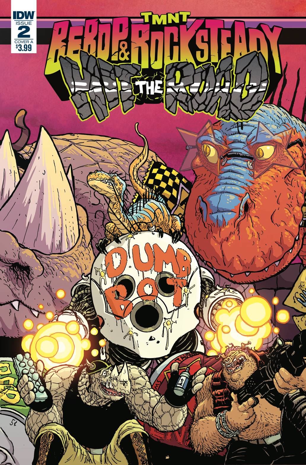 Tmnt Bebop Rocksteady Hit The Road #2 (Cvr A Pitarra) Idw Publishing Comic Book