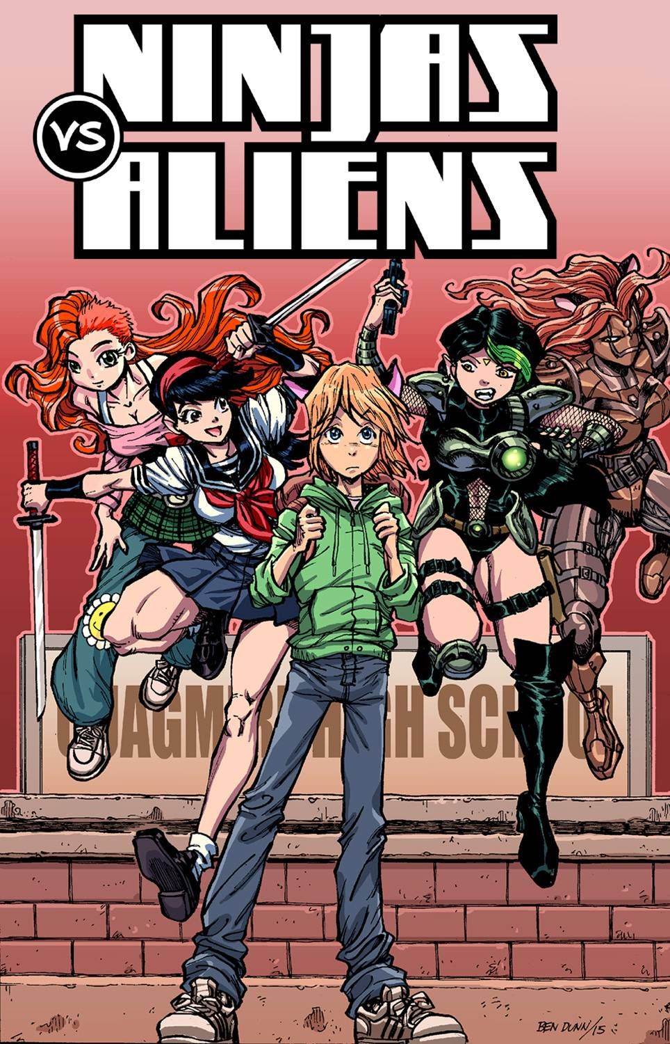 Ninjas Vs Aliens #2 () Antarctic Press Comic Book