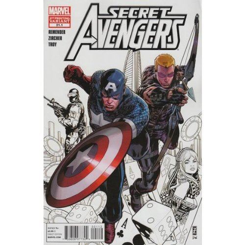 Secret Avengers #21.1 "2nd Print Variant" Marvel Comics Comic Book