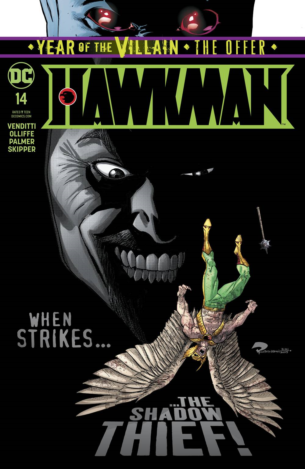 Hawkman #14 (Yotv The Offer) DC Comics Comic Book