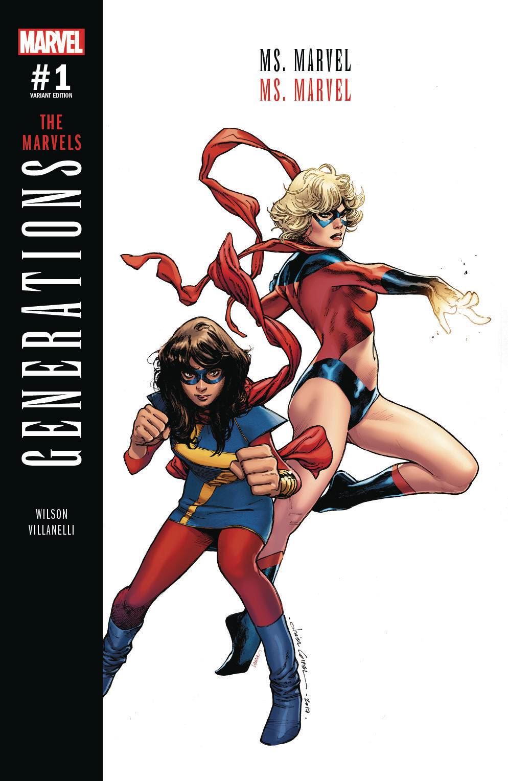 Generations Capt Marvel & Ms Marvel #1 Coipel Var (Coipel Var) Marvel Comics Comic Book