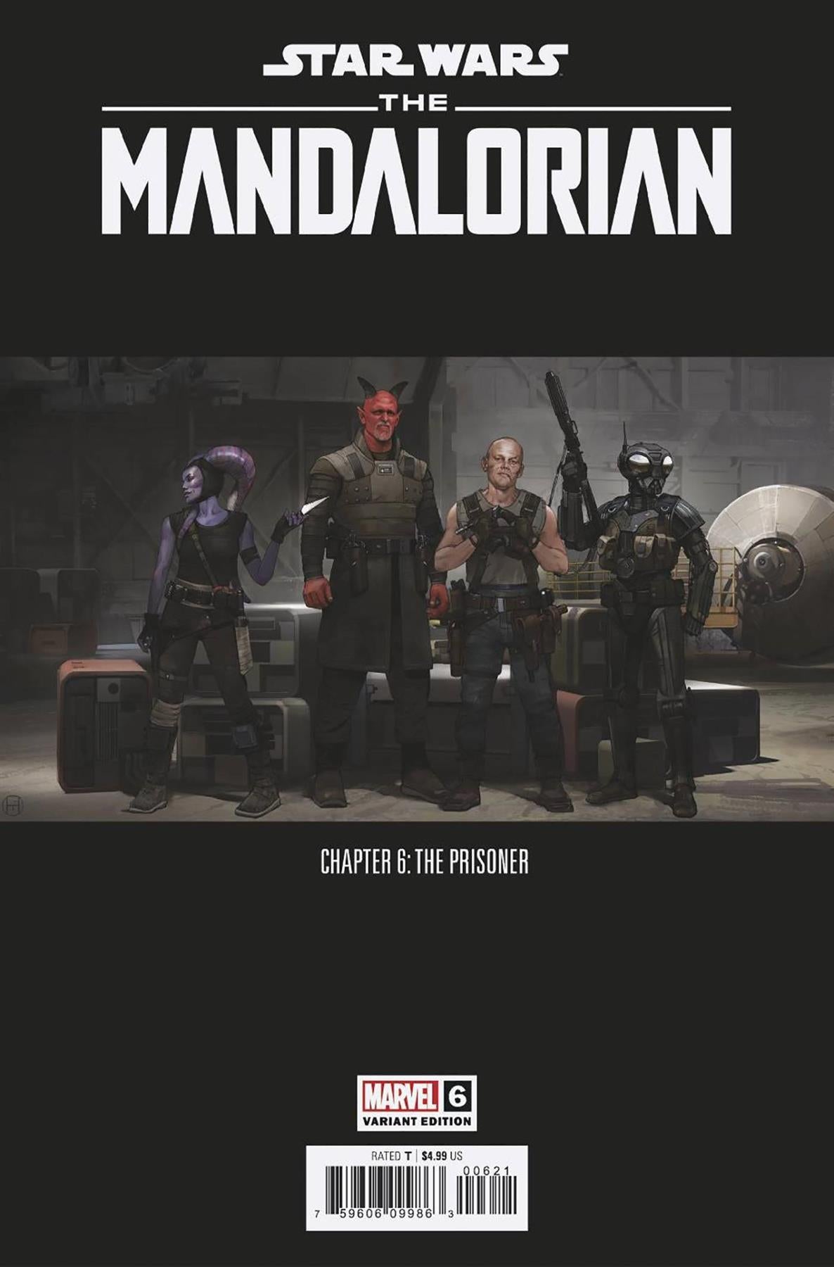 Star Wars Mandalorian #6 Concept Art Var (Concept Art Var) Marvel Prh Comic Book 2022