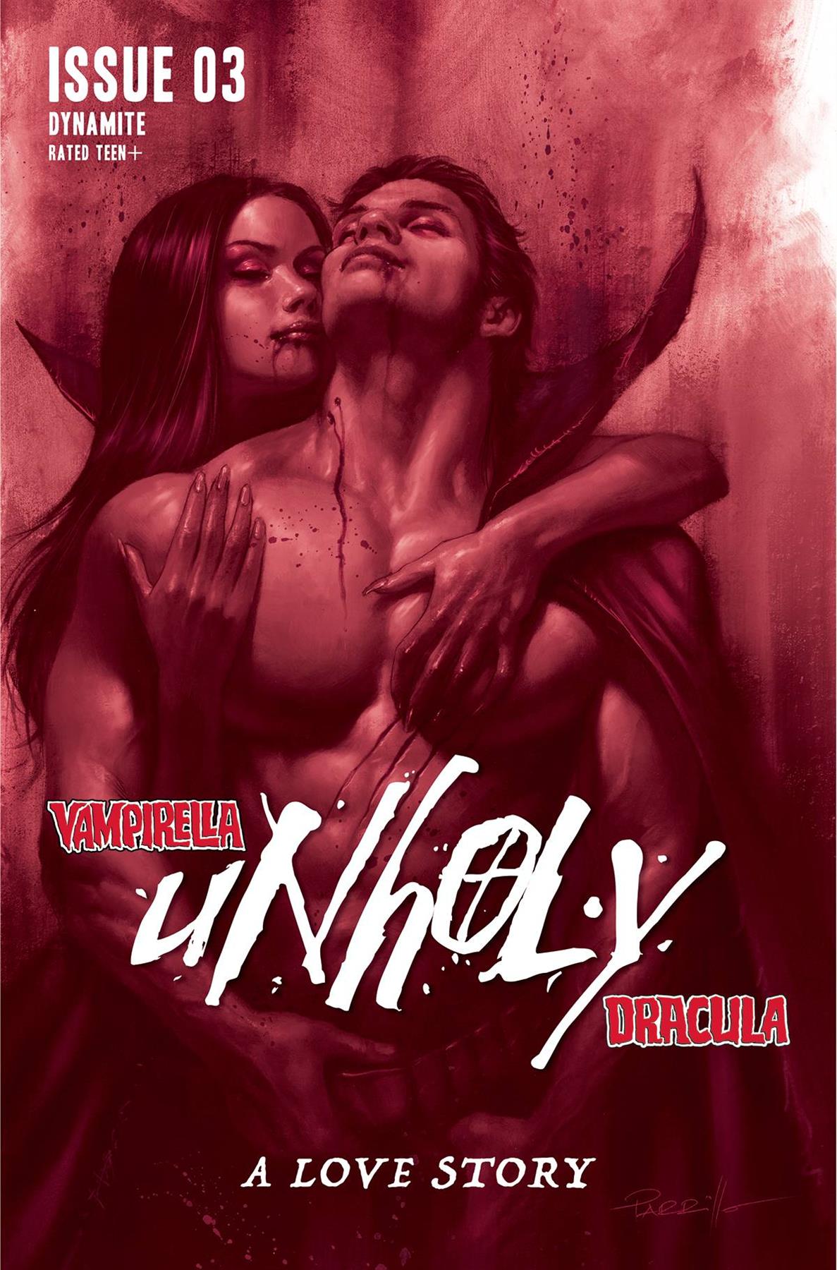 Vampirella Dracula Unholy #3 Cvr F 10 Copy Incv Parrillo Tin Dynamite Comic Book