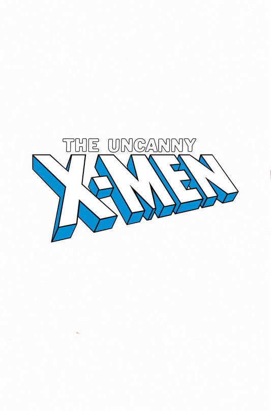 Uncanny X-men #1 Logo Var Marvel Prh Comic Book