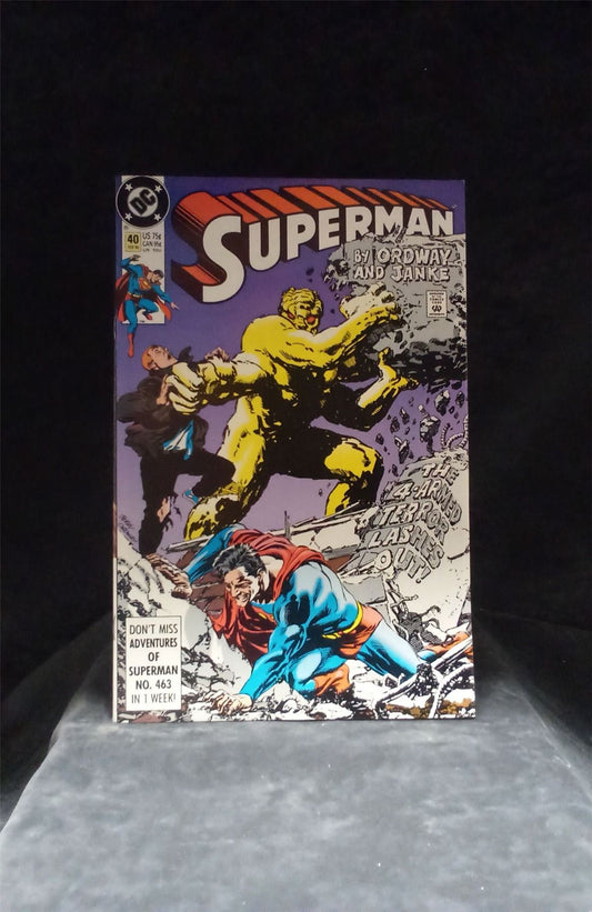 Superman #40 1990 DC Comics Comic Book