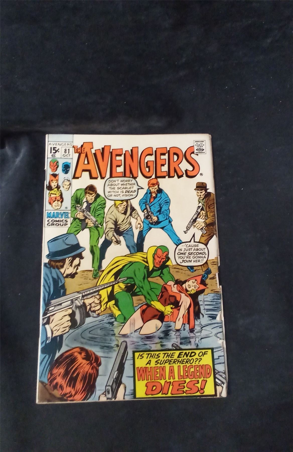 The Avengers #81 1970 marvel Comic Book