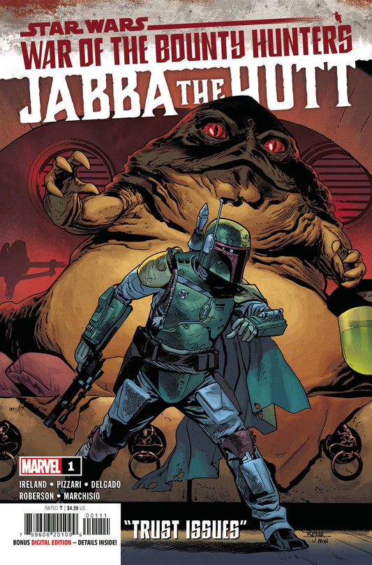 Star Wars War Bounty Hunters Jabba Hutt #1 Marvel Comics Comic Book