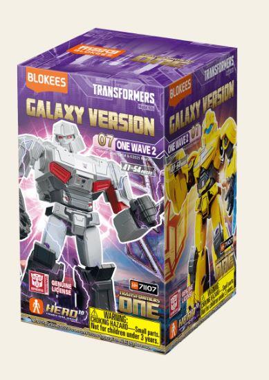Blokees Figures Transformers Galaxy Version 07 Blind Box One W2 by Blokees