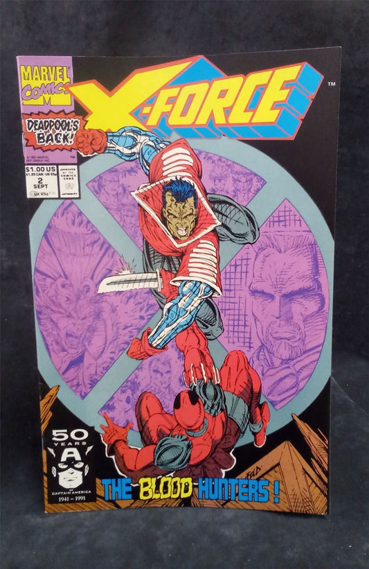 XForce #2 Direct Edition 1991 Marvel Comics Comic Book