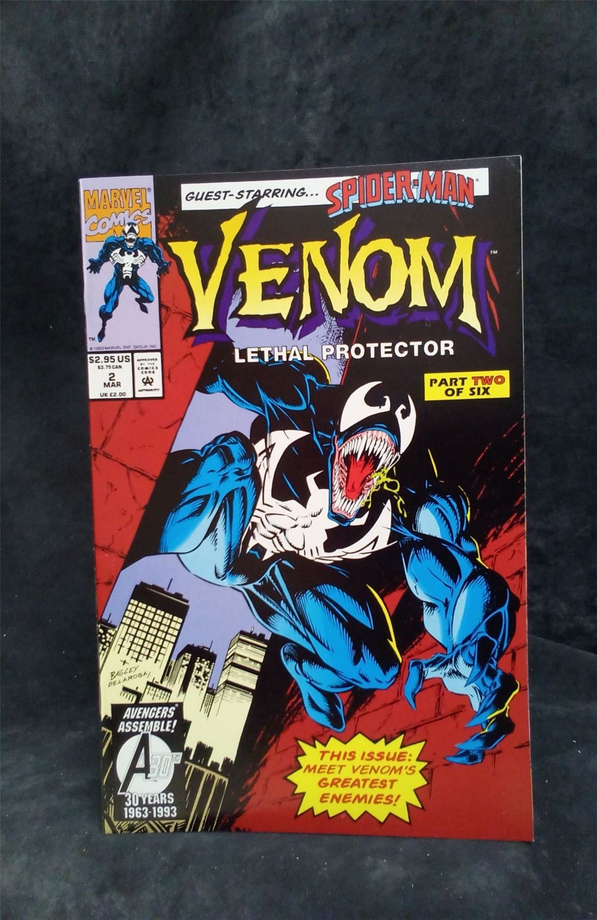 Venom: Lethal Protector #2 1993 Marvel Comics Comic Book