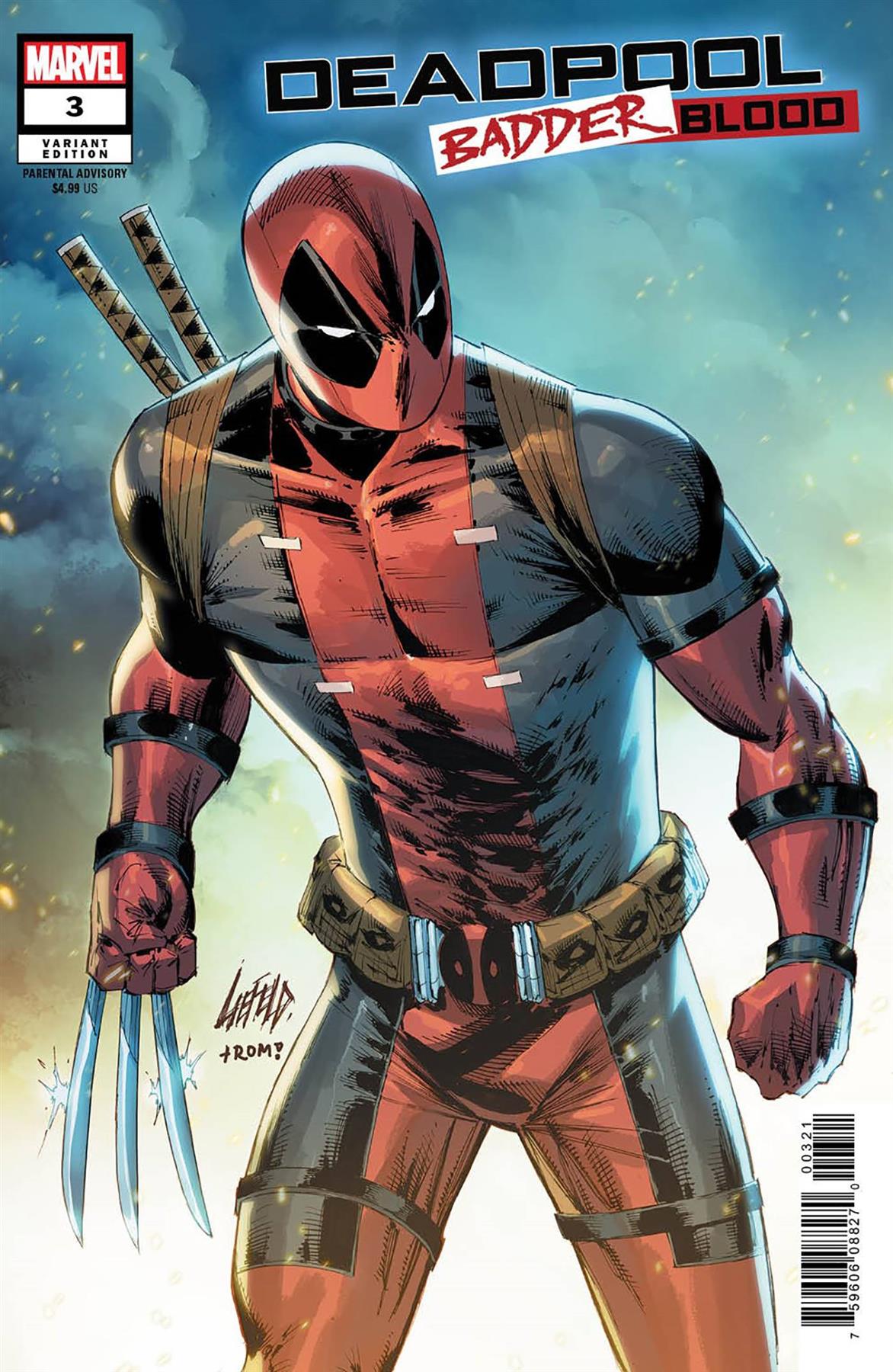 Deadpool Badder Blood #3 (Rob Liefeld Var) Marvel Prh Comic Book 2023