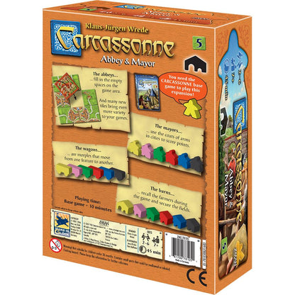 Carcassonne Exp 5: Abby and Mayor Board Game by Z-Man Games