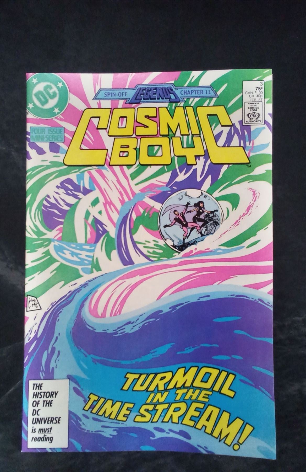 Cosmic Boy #3 1987 DC Comics Comic Book