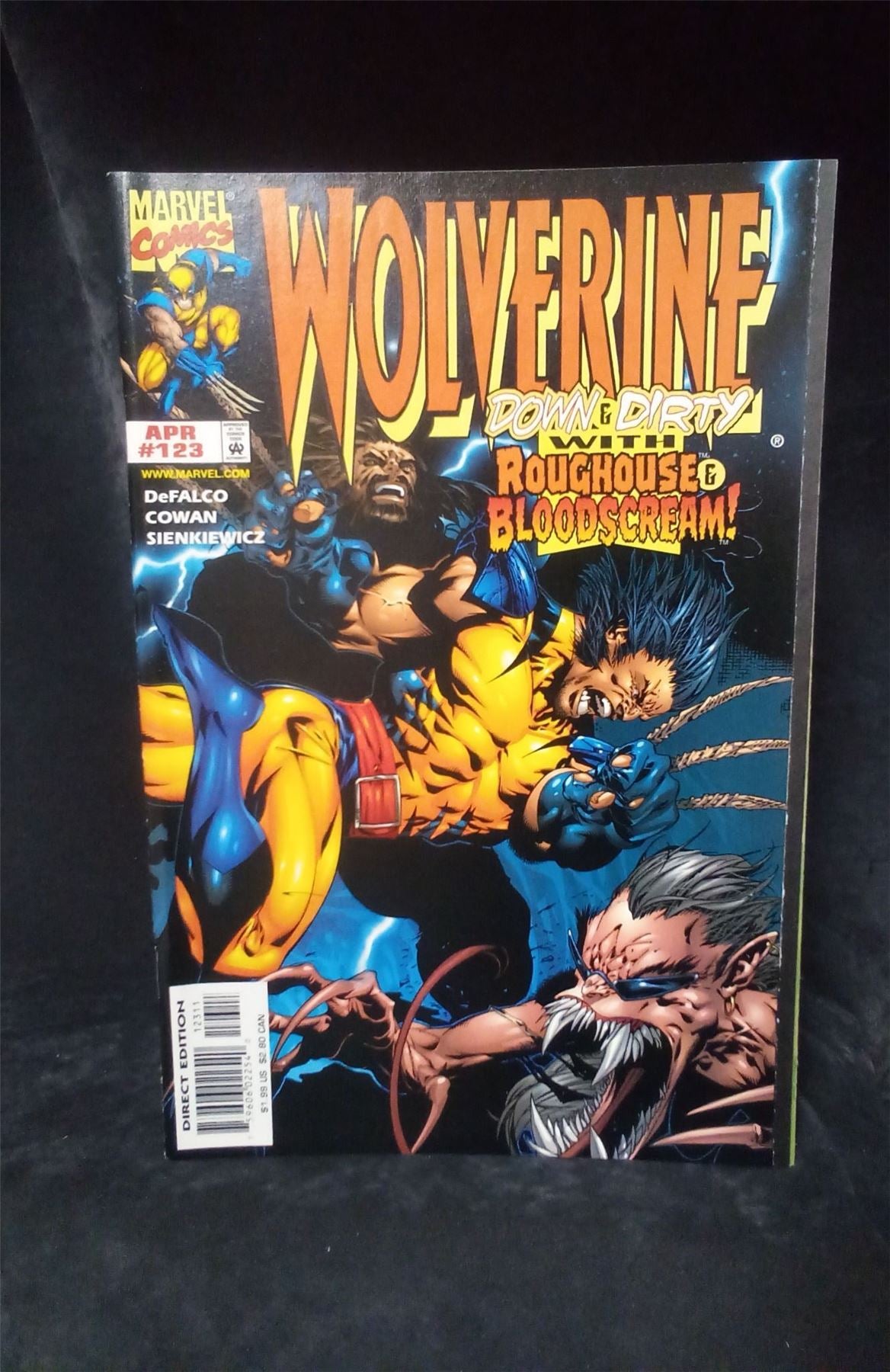 Wolverine #123 Direct Edition 1998 Marvel Comic Book