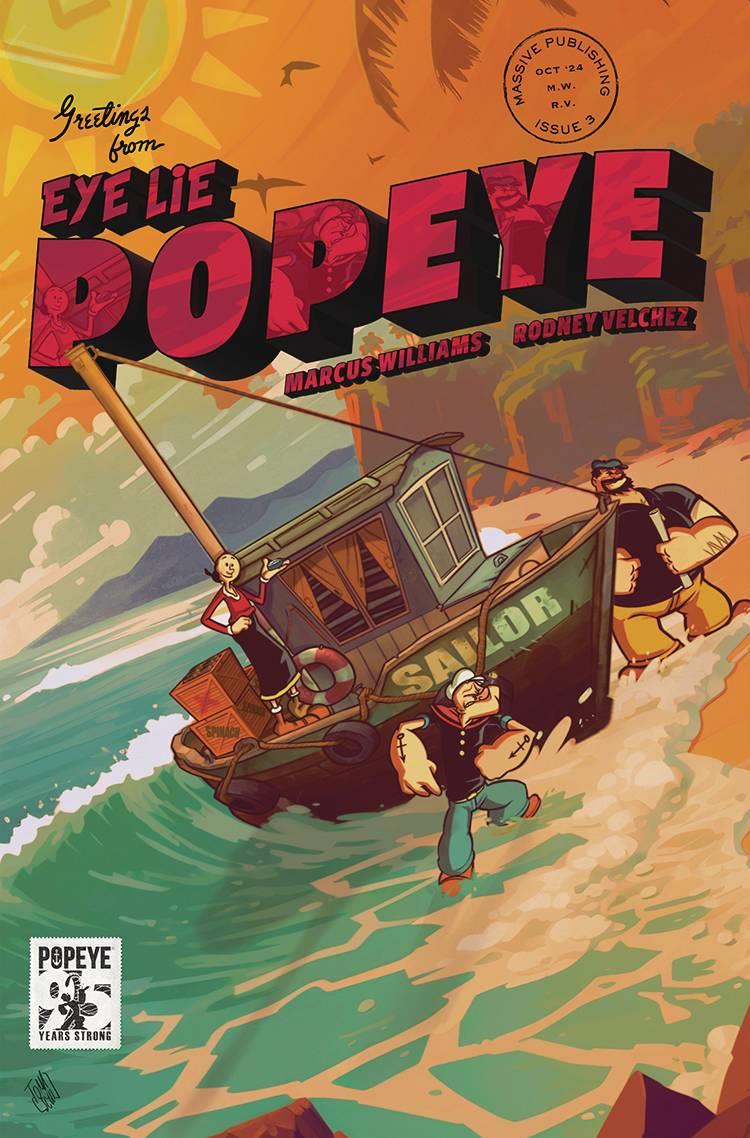 Eye Lie Popeye #3 Cvr B Tomaselli Massive Comic Book 2024