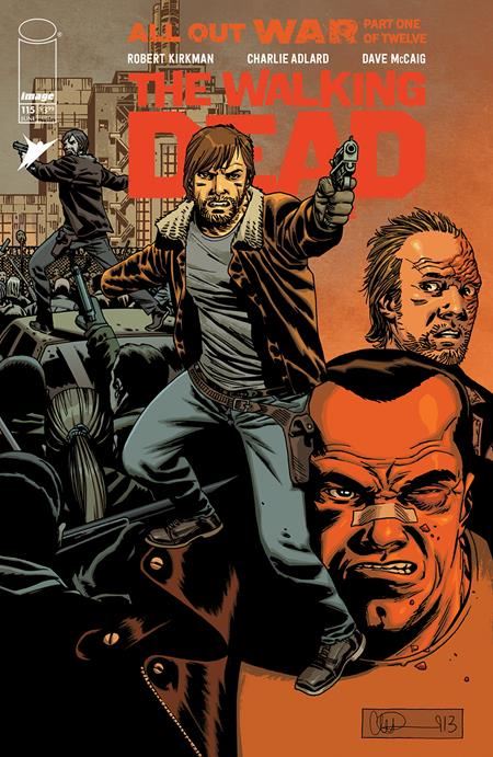 Walking Dead Deluxe #115 Cvr B Charlie Adlard & Dave Mccaig Var (mr) Image Comics Comic Book
