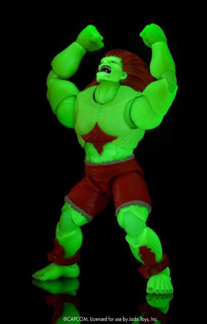 Ultra Street Fighter II Blanka Glow-in-the-Dark 6-Inch Scale Action Figure - Entertainment Earth Exclusive by Jada Toys