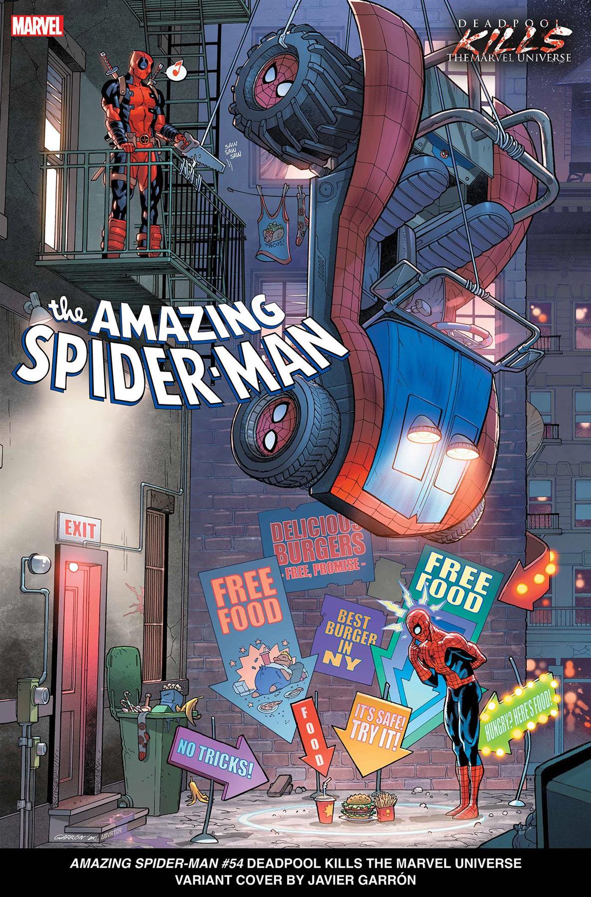 Amazing Spider-man #54 Deadpool Kills Marvel Universe Var Deadpool Kills Marvel Universe Var Marvel Prh Comic Book 2024
