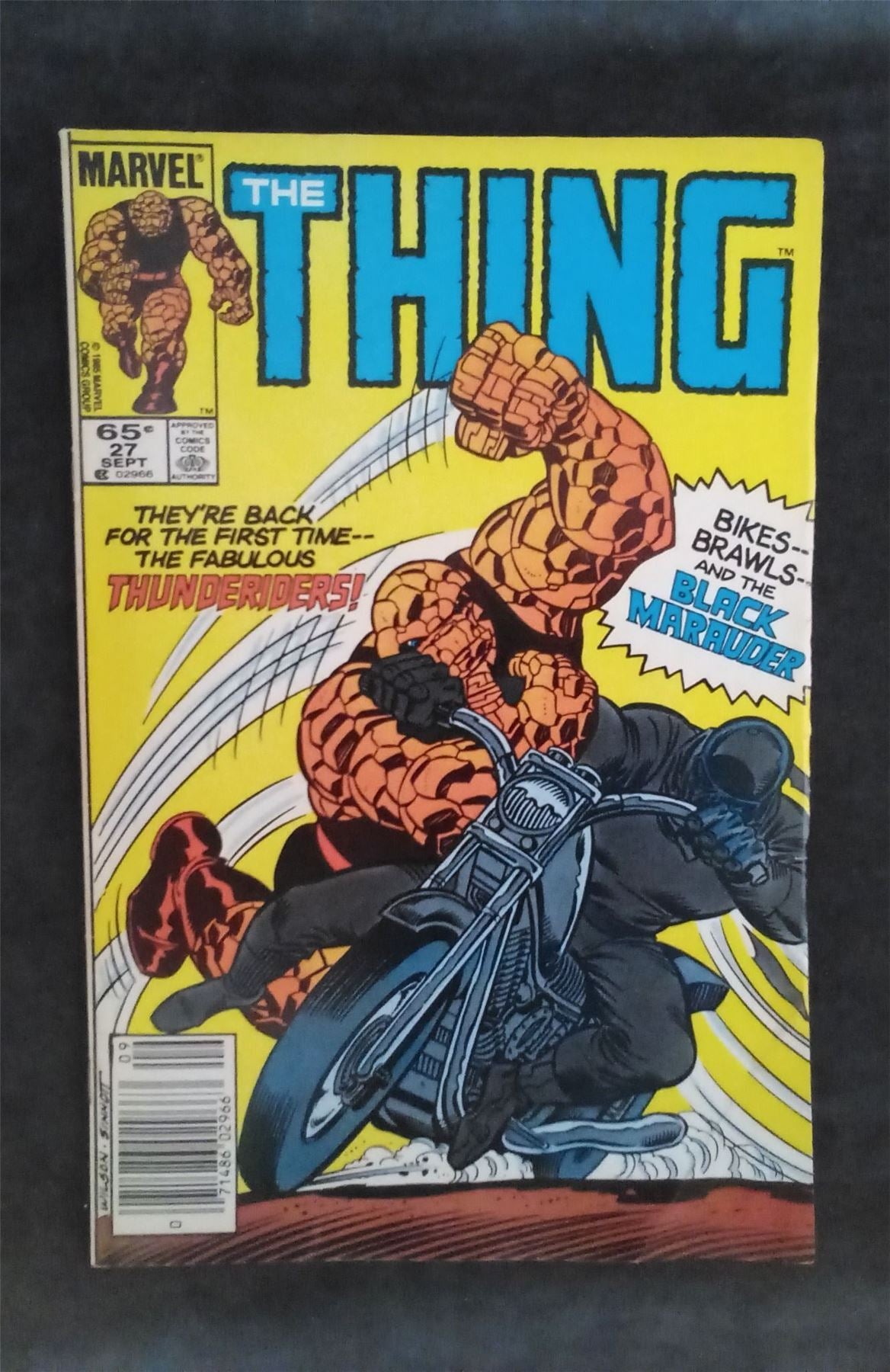 The Thing #27 1985 marvel Comic Book