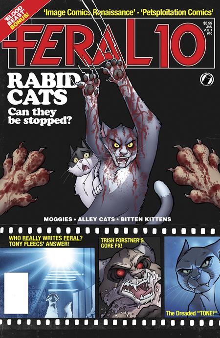 Feral #10 Cvr B Tony Fleecs & Trish Forstner Homage Var  Image Comics Comic Book 2025
