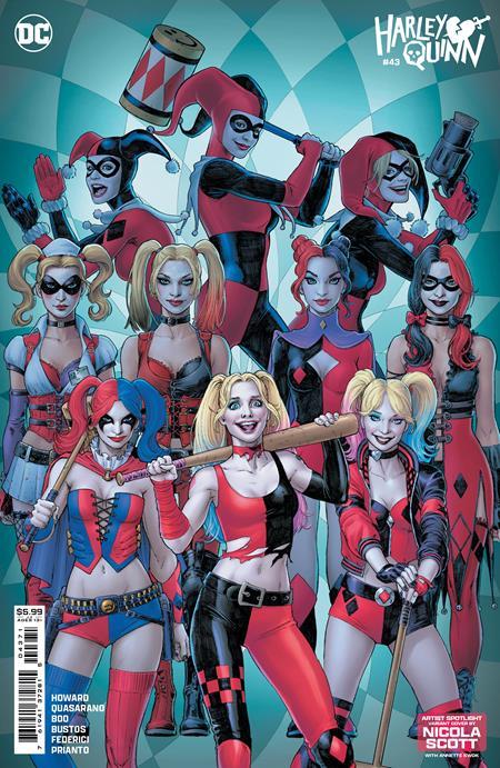 Harley Quinn #43 Cvr D Nicola Scott Artist Spotlight Card Stock Var DC Comics Comic Book