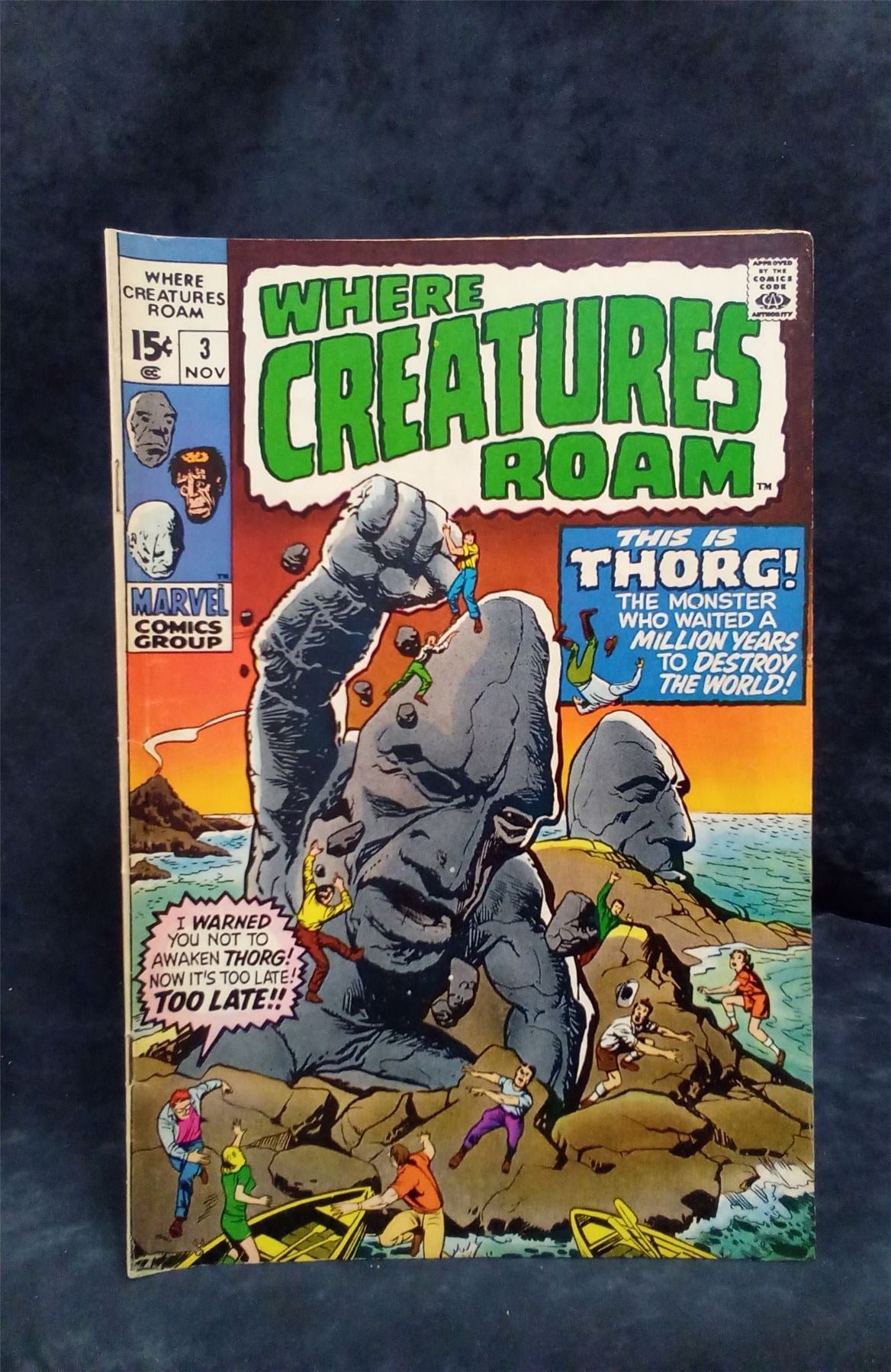Where Creatures Roam #3 1970 Marvel Comics Comic Book