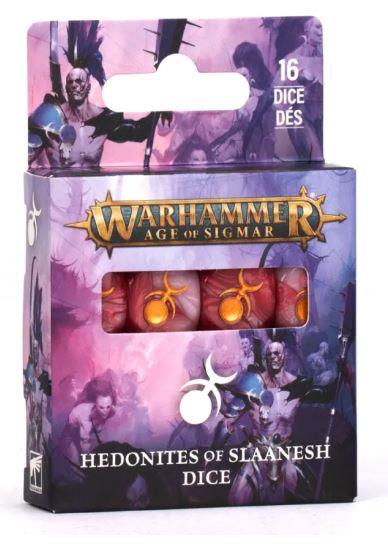 Warhammer Age of Sigmar- Dice Set - Hedonites of Slaanesh (16pc) 83-94 by Games Workshop