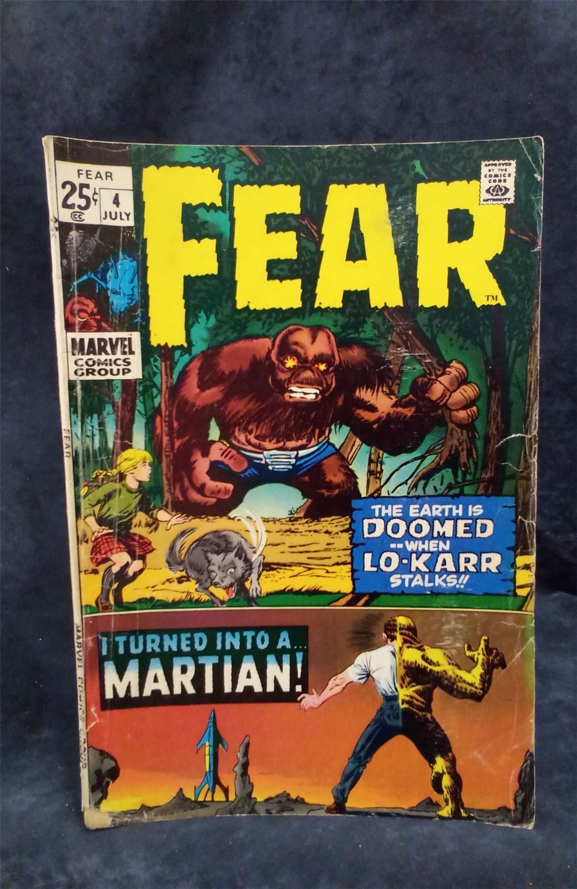 Fear #4 1971 Marvel Comics Comic Book