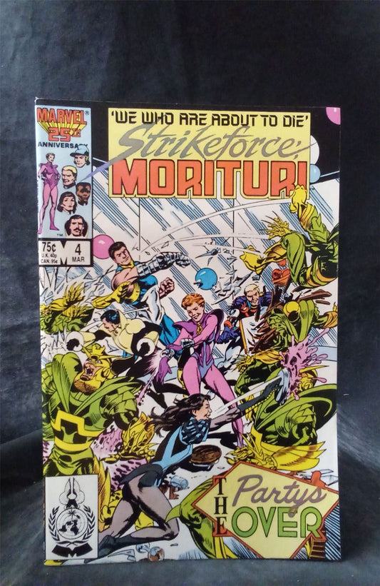Strikeforce: Morituri #4 1987 Marvel Comics Comic Book