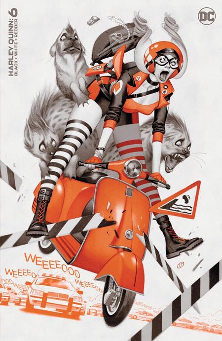 Harley Quinn Black White Redder #6 (of 6) Cvr B Julian Totino Tedesco Var DC Comics Comic Book