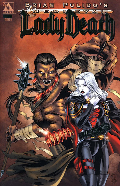 Medieval Lady Death Platinum A Bag Set (5ct) Boundless Comics Comic Book