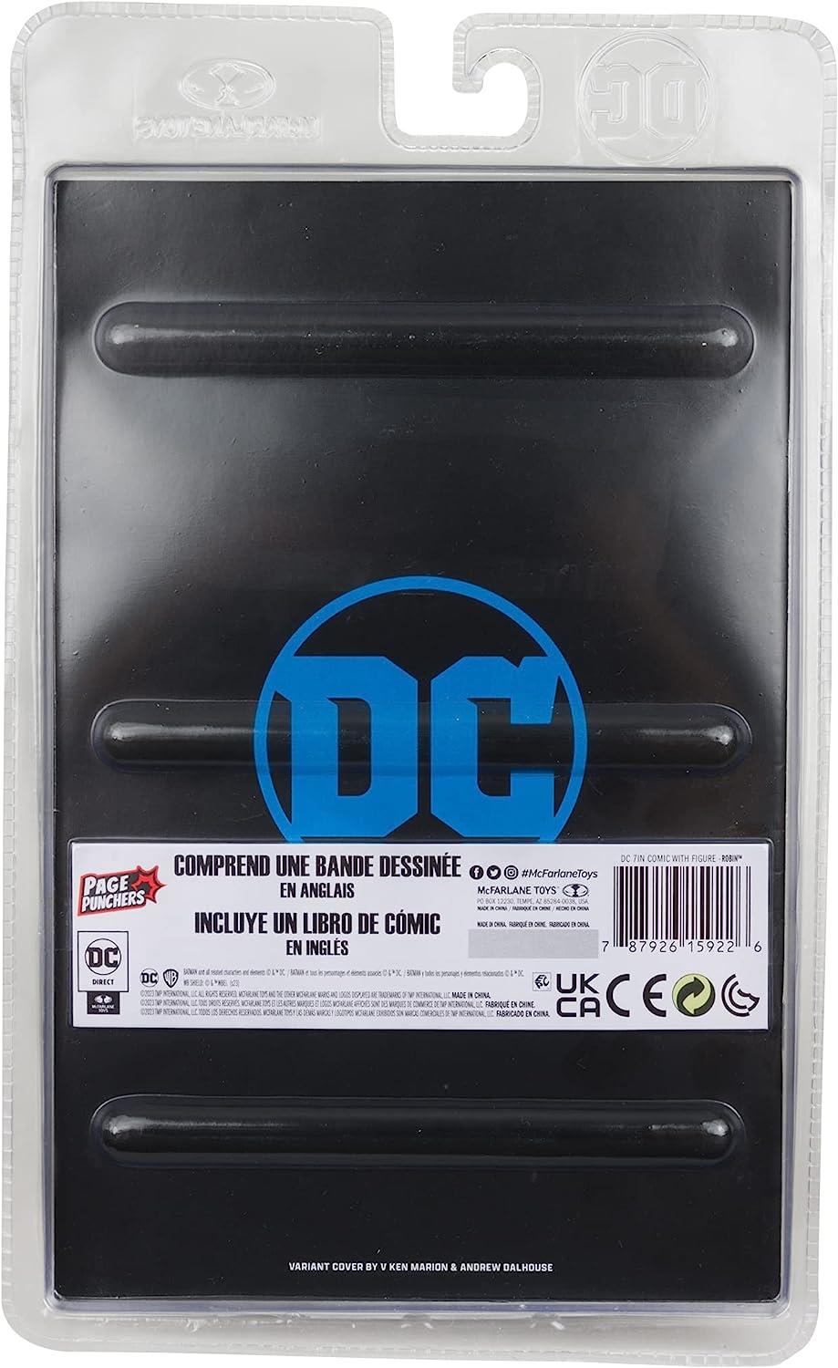 Dc Direct 7in Wv4 Robin Action Figure W/Comic