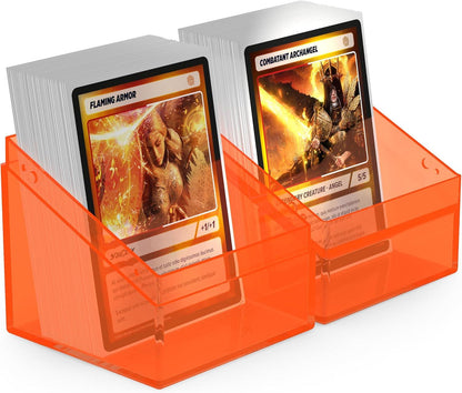 Ultimate Guard Deck Case - Boulder 100+ Clear - Poppy Topaz (Orange)