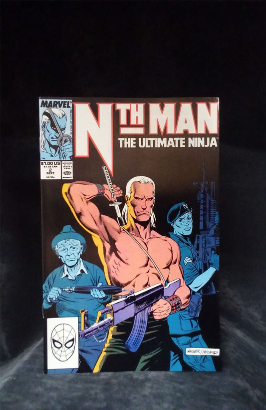 Nth Man the Ultimate Ninja #2 Direct Edition 1989 Marvel Comics Comic Book