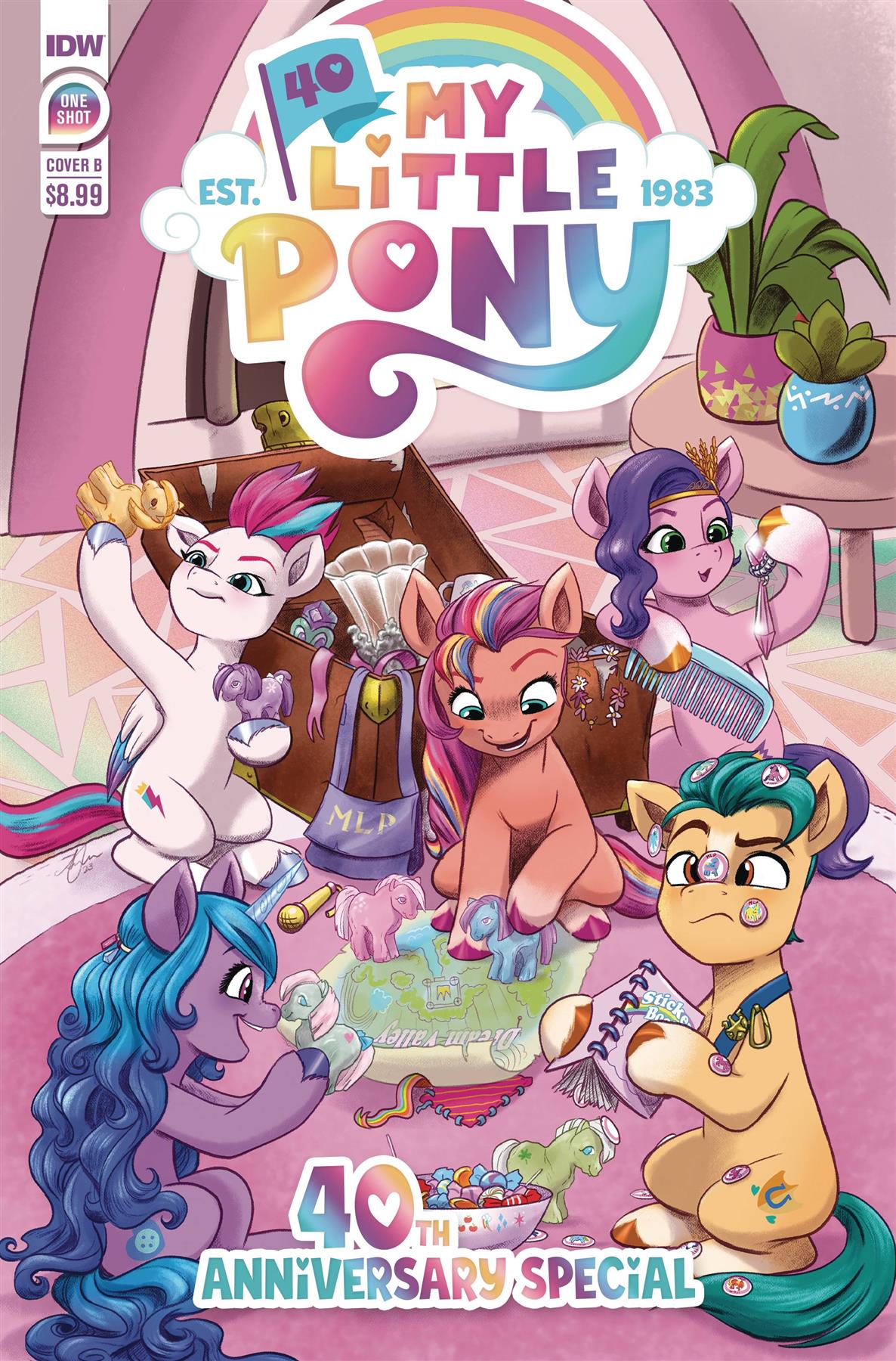 My Little Pony 40th Anniversary Special Cvr B Mebberson Idw-prh Comic Book
