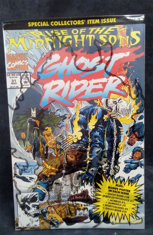 Ghost Rider #31 *Sealed* w/ Poster1992 Marvel Comics Comic Book
