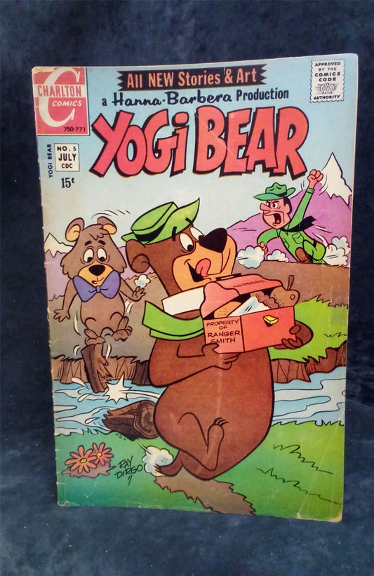 Yogi Bear #5 1971 charlton Comic Book
