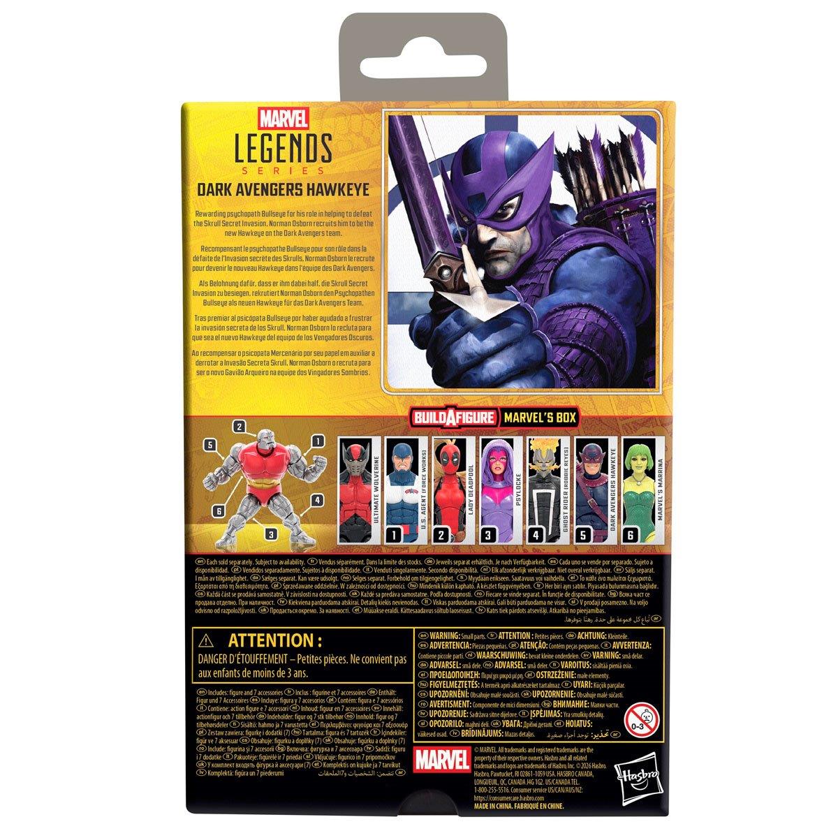 Marvel Legends Series Dark Avengers Hawkeye 6-Inch Action Figure by Hasbro